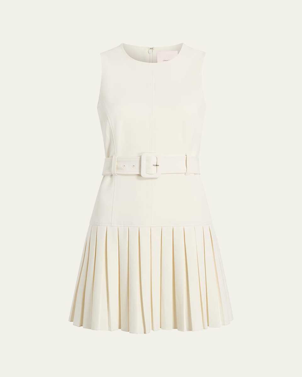 Charolette Sleeveless Pleated Mini Dress